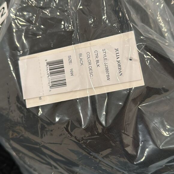 Julia Jordan Puff Sleeve Sweater Dress In Black - Picture 12 of 12